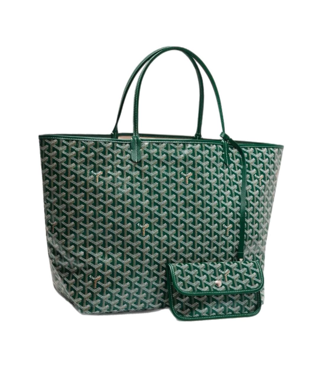 GOYARD Зеленая сумка тоут, фото 1