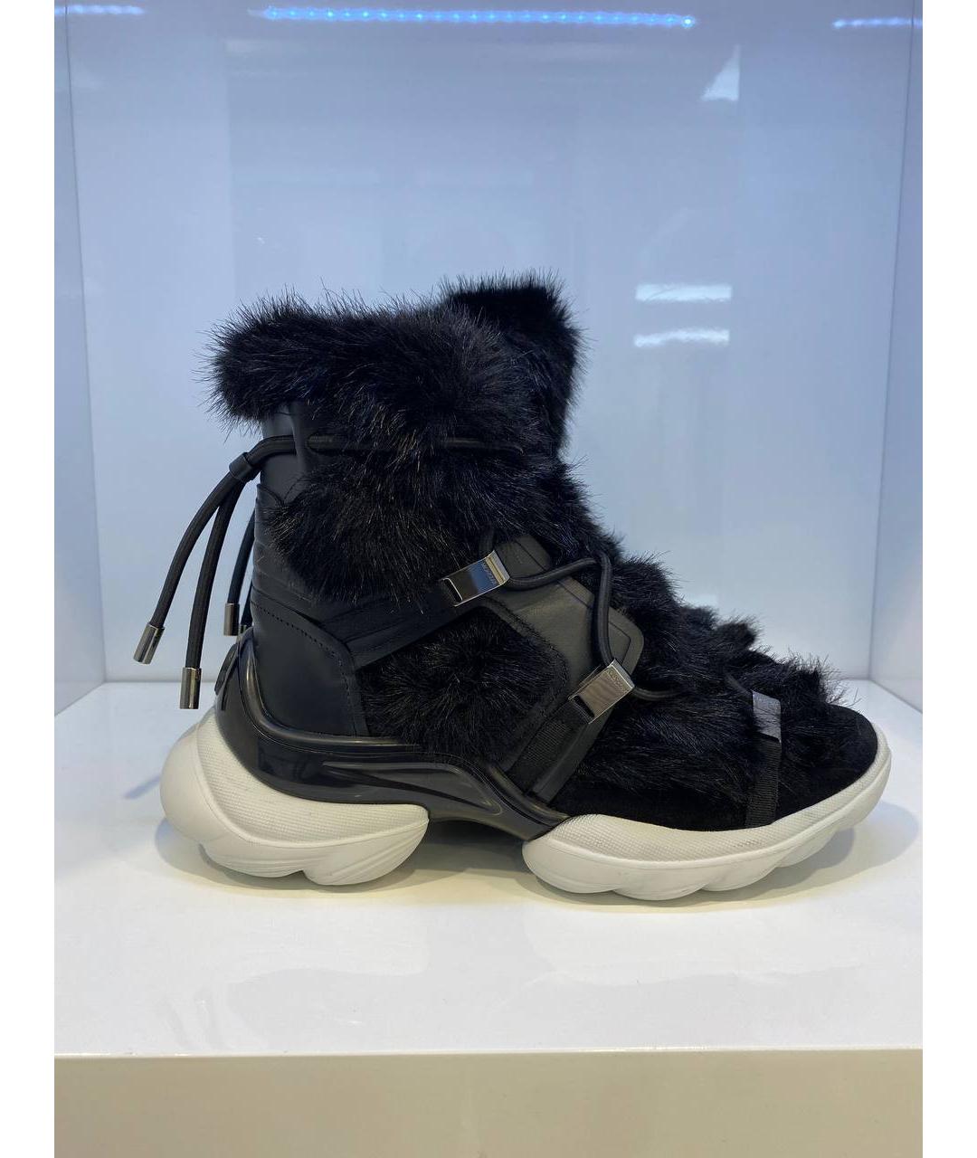 MONCLER Черные кроссовки, фото 4