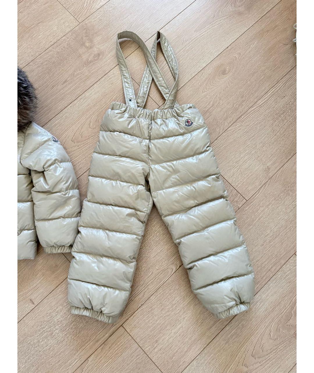 MONCLER Бежевый комплект, фото 4