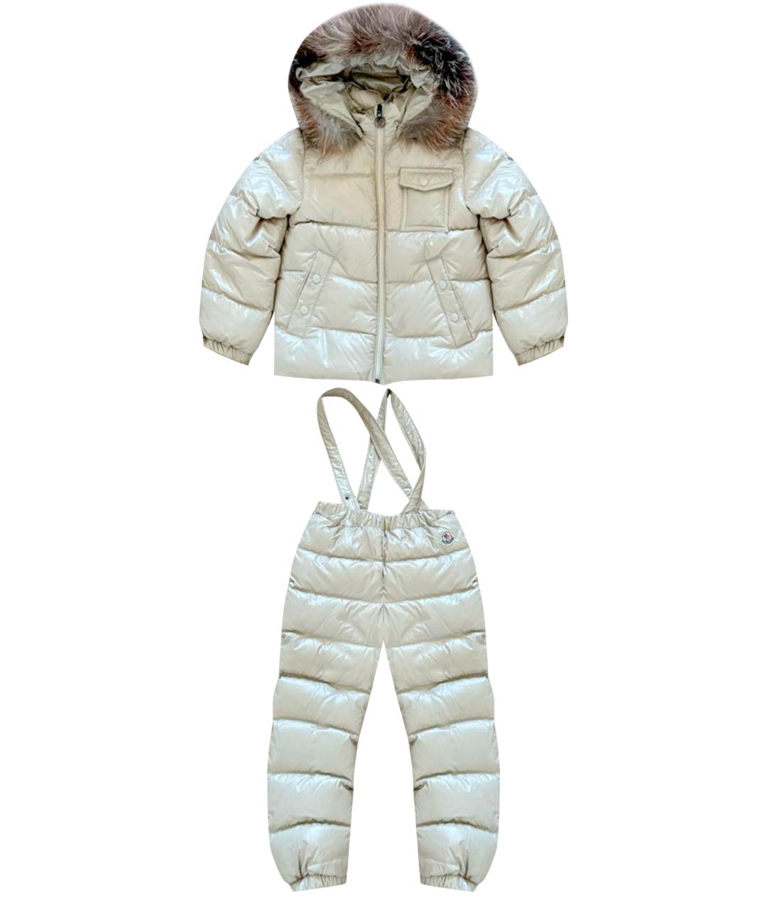 MONCLER Бежевый комплект, фото 1