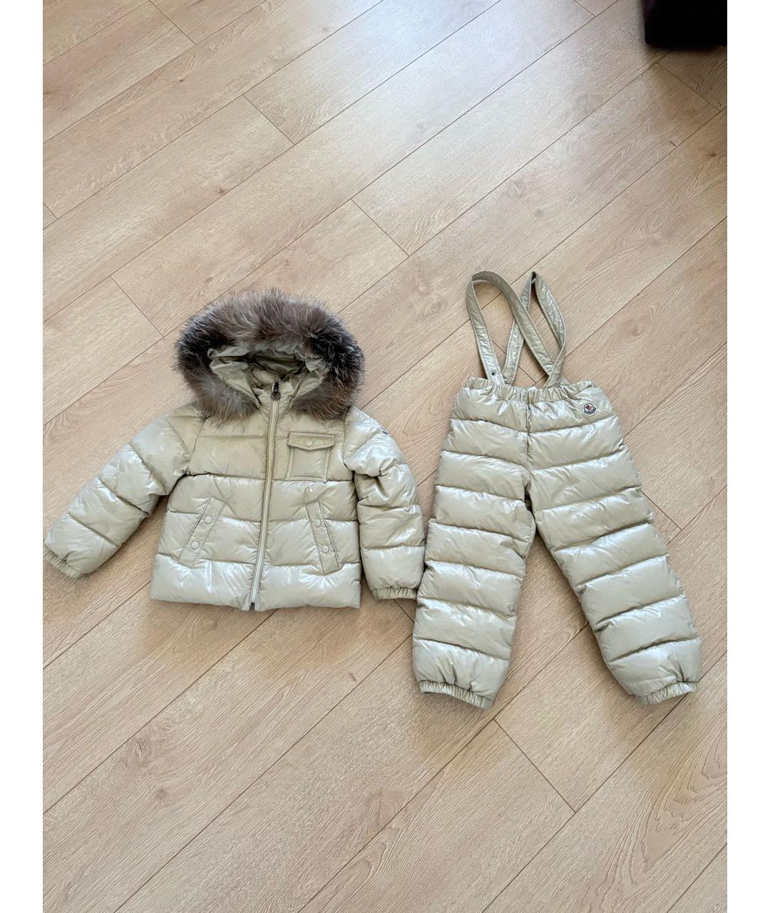 MONCLER Бежевый комплект, фото 9