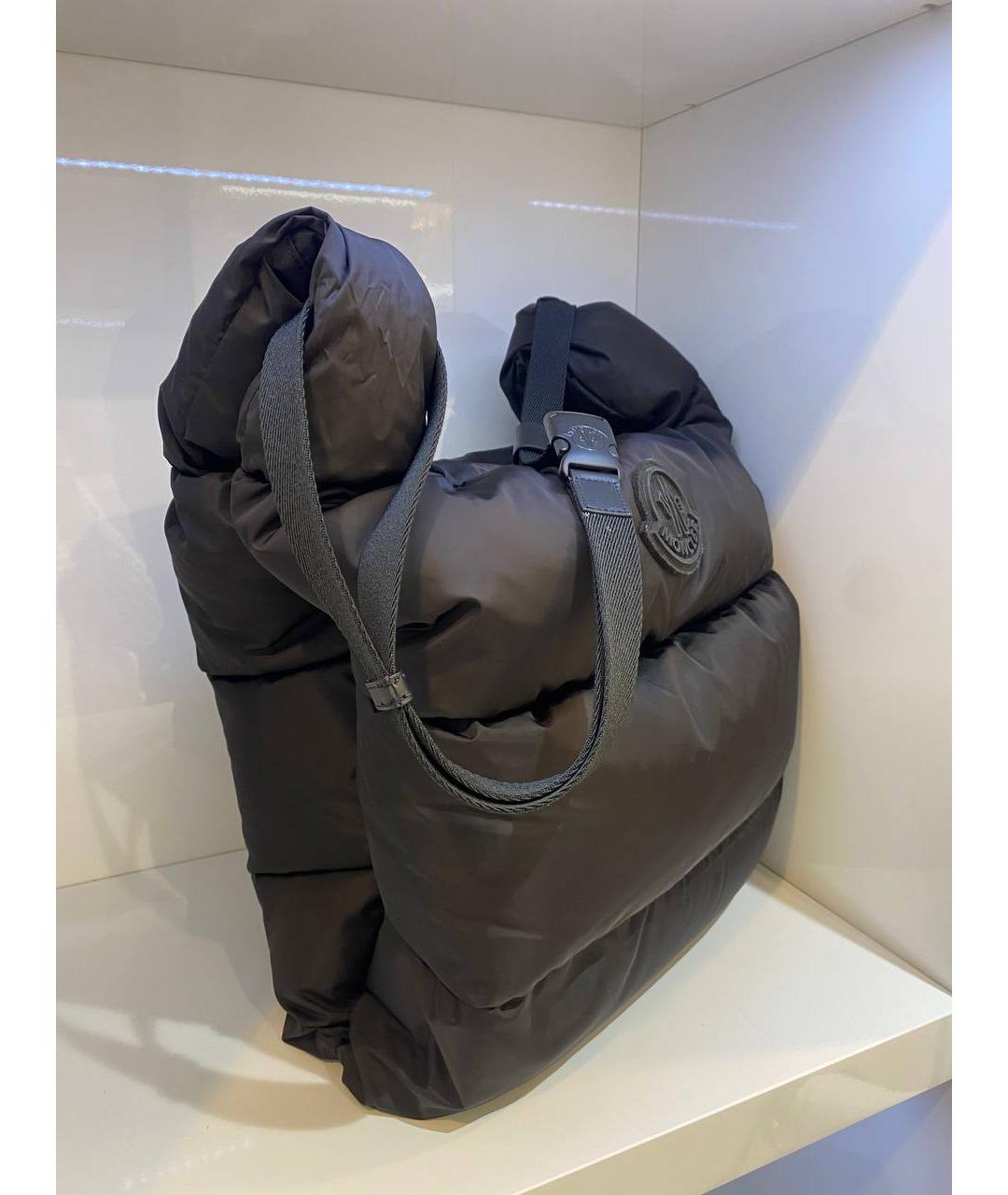 MONCLER Черная сумка на плечо, фото 2