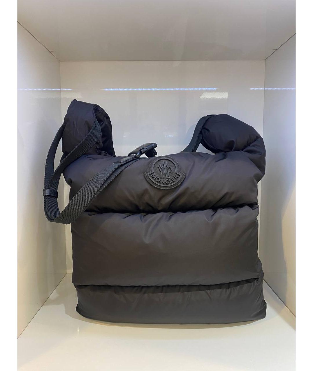 MONCLER Черная сумка на плечо, фото 4