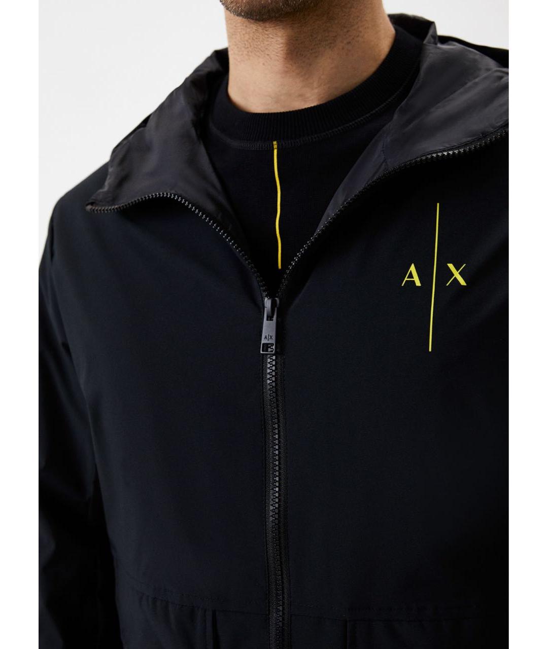 ARMANI EXCHANGE Черная полиэстеровая куртка, фото 7