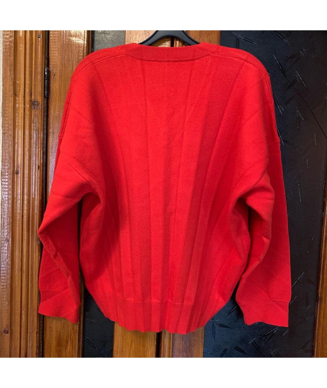 BALENCIAGA Красный шерстяной джемпер / свитер, фото 2