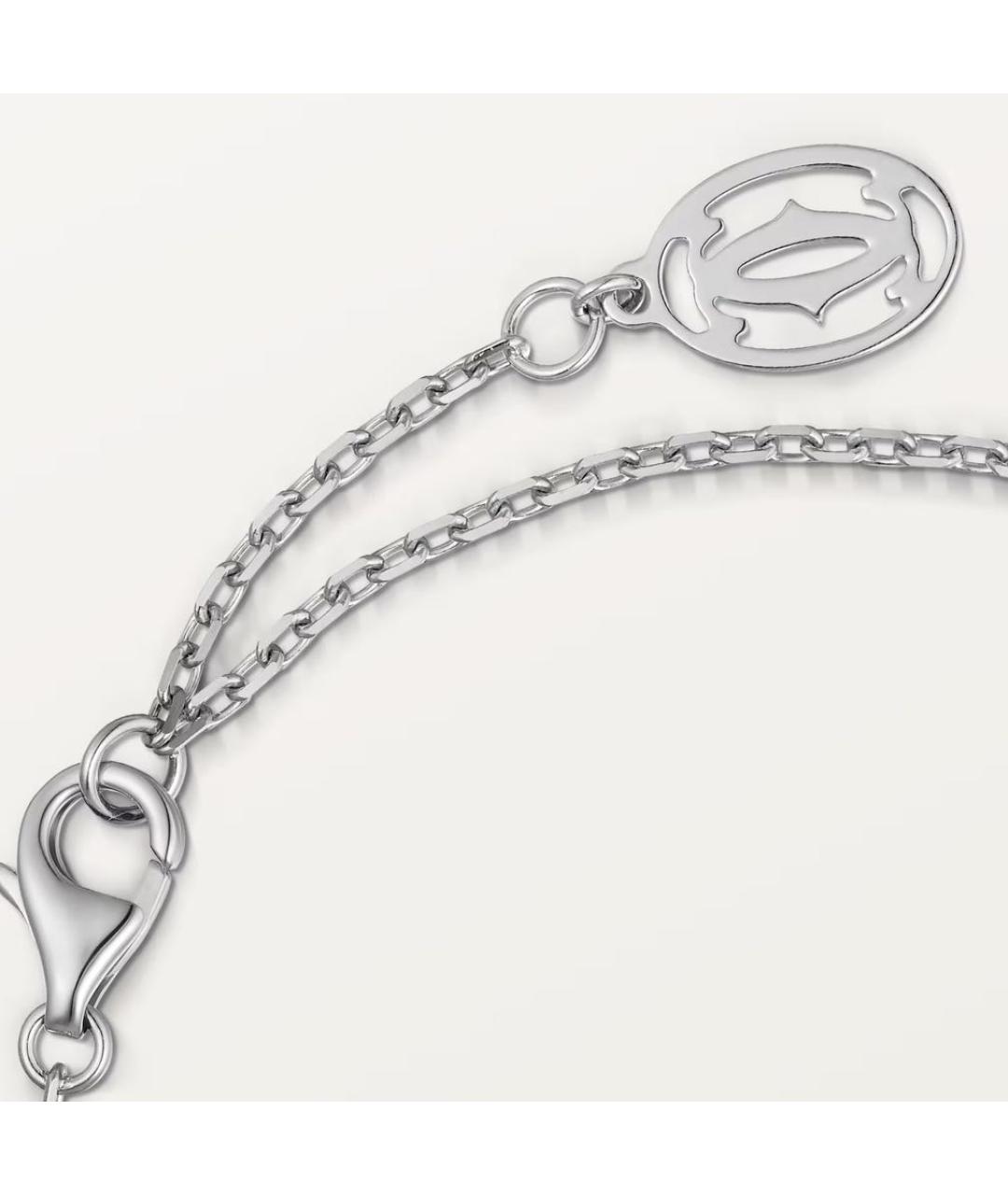 CARTIER Серебрянный браслет из белого золота, фото 3