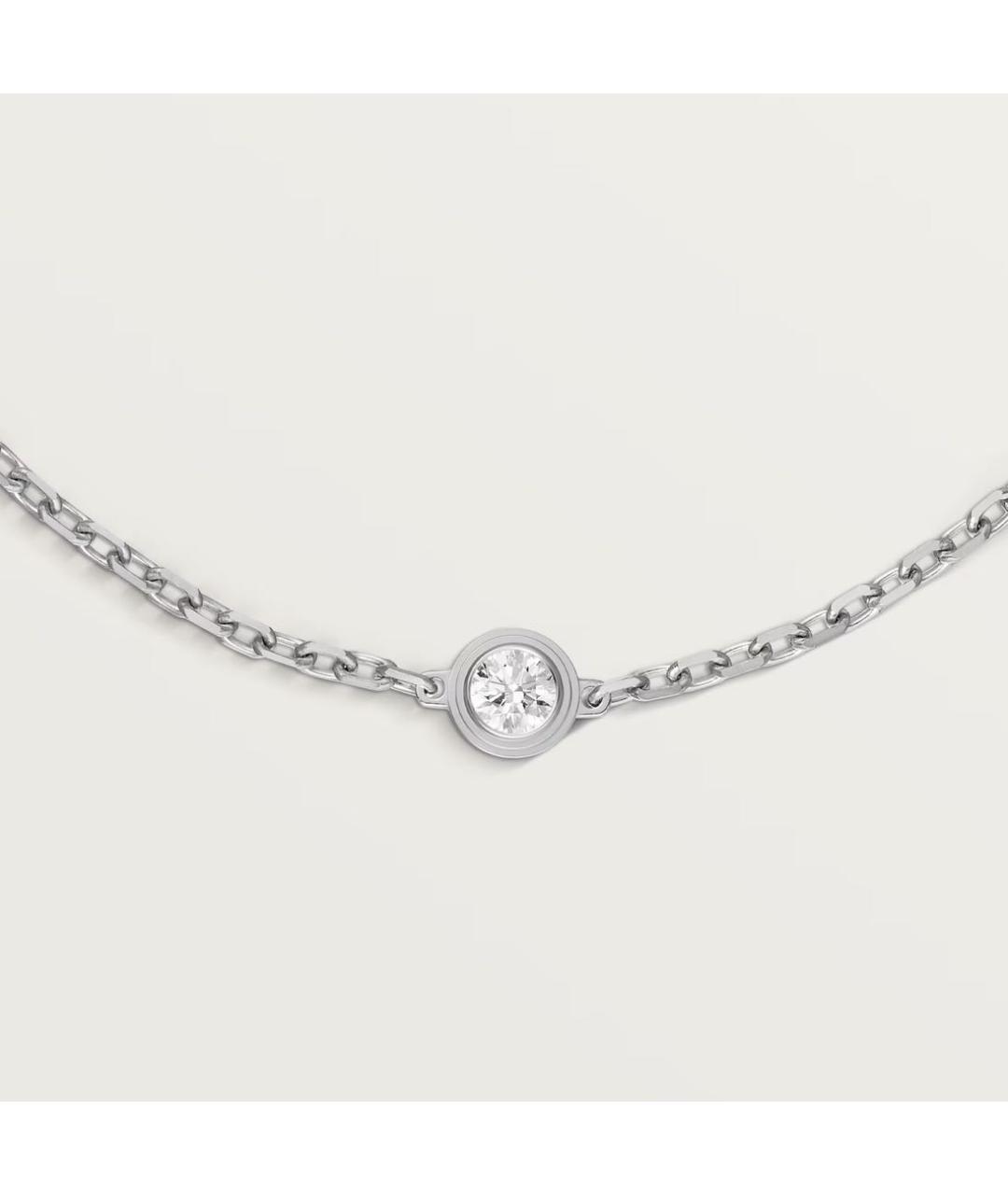 CARTIER Серебрянный браслет из белого золота, фото 2