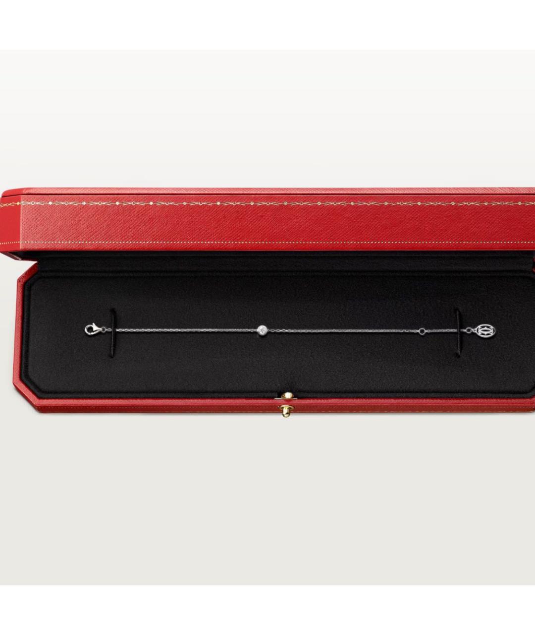 CARTIER Серебрянный браслет из белого золота, фото 4