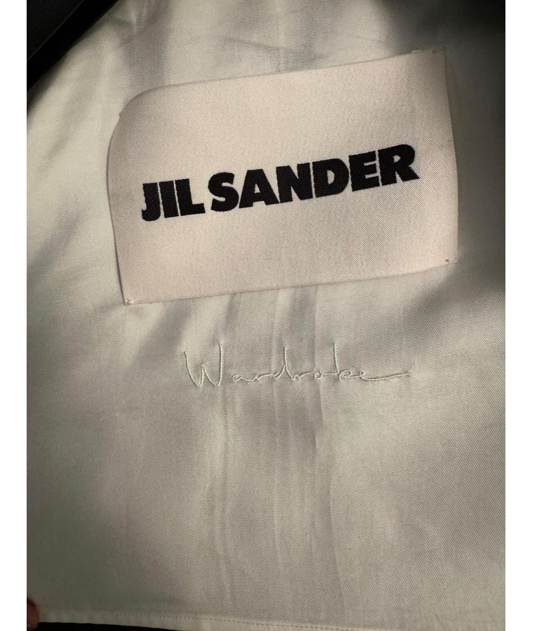 JIL SANDER Черный полиэстеровый жакет/пиджак, фото 5