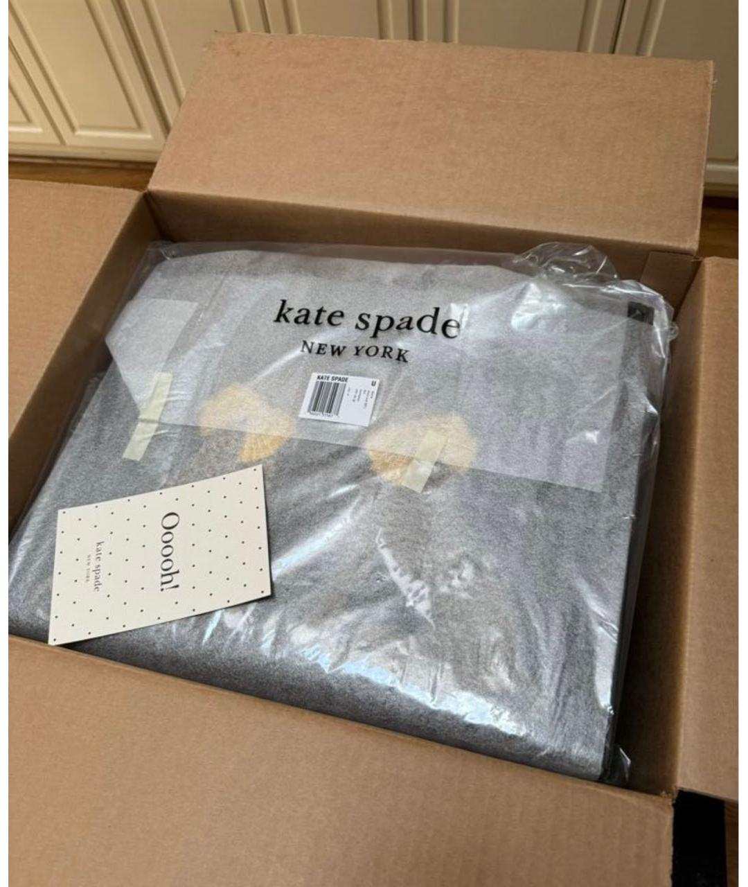 KATE SPADE Черная сумка тоут, фото 5