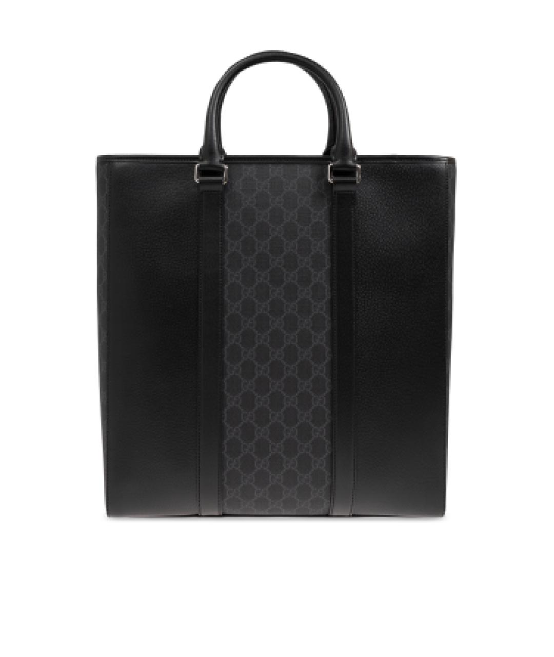 GUCCI Черная сумка тоут, фото 3