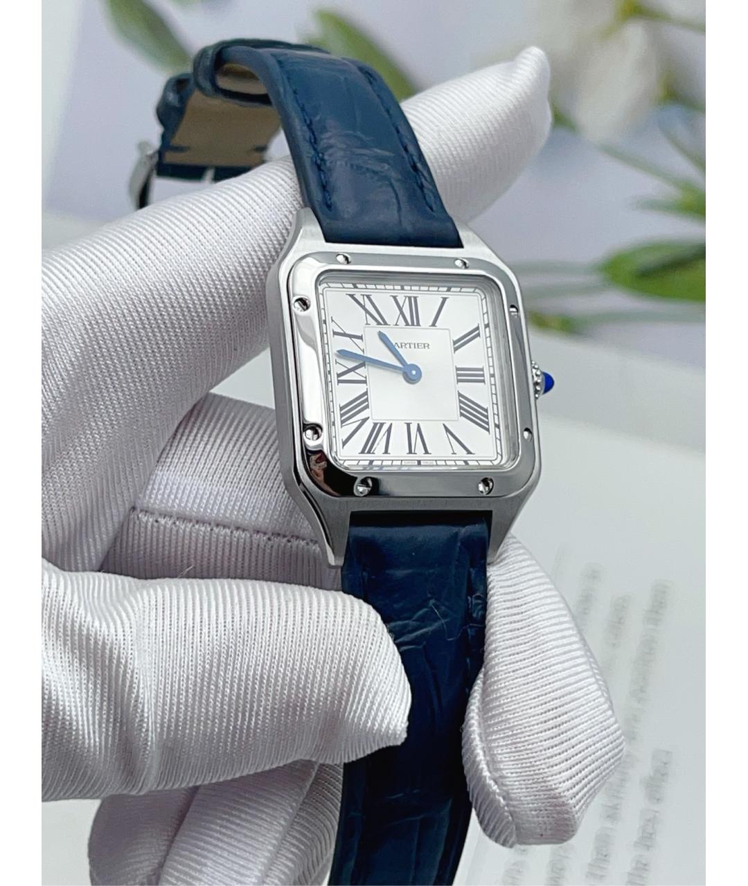 CARTIER Темно-синие часы, фото 5