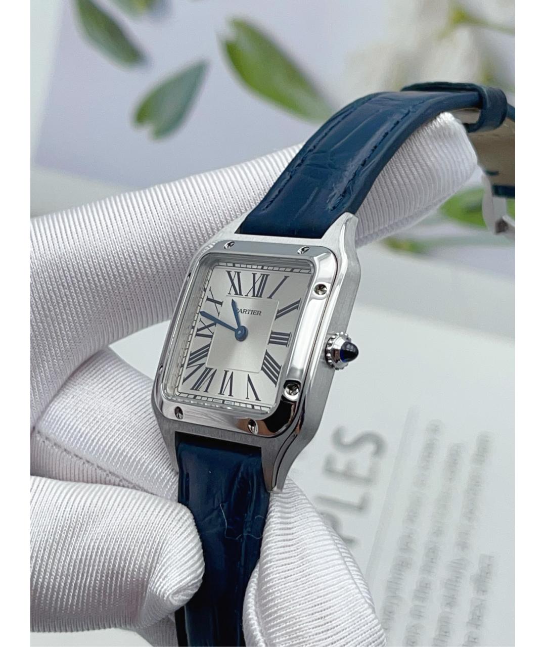 CARTIER Темно-синие часы, фото 4