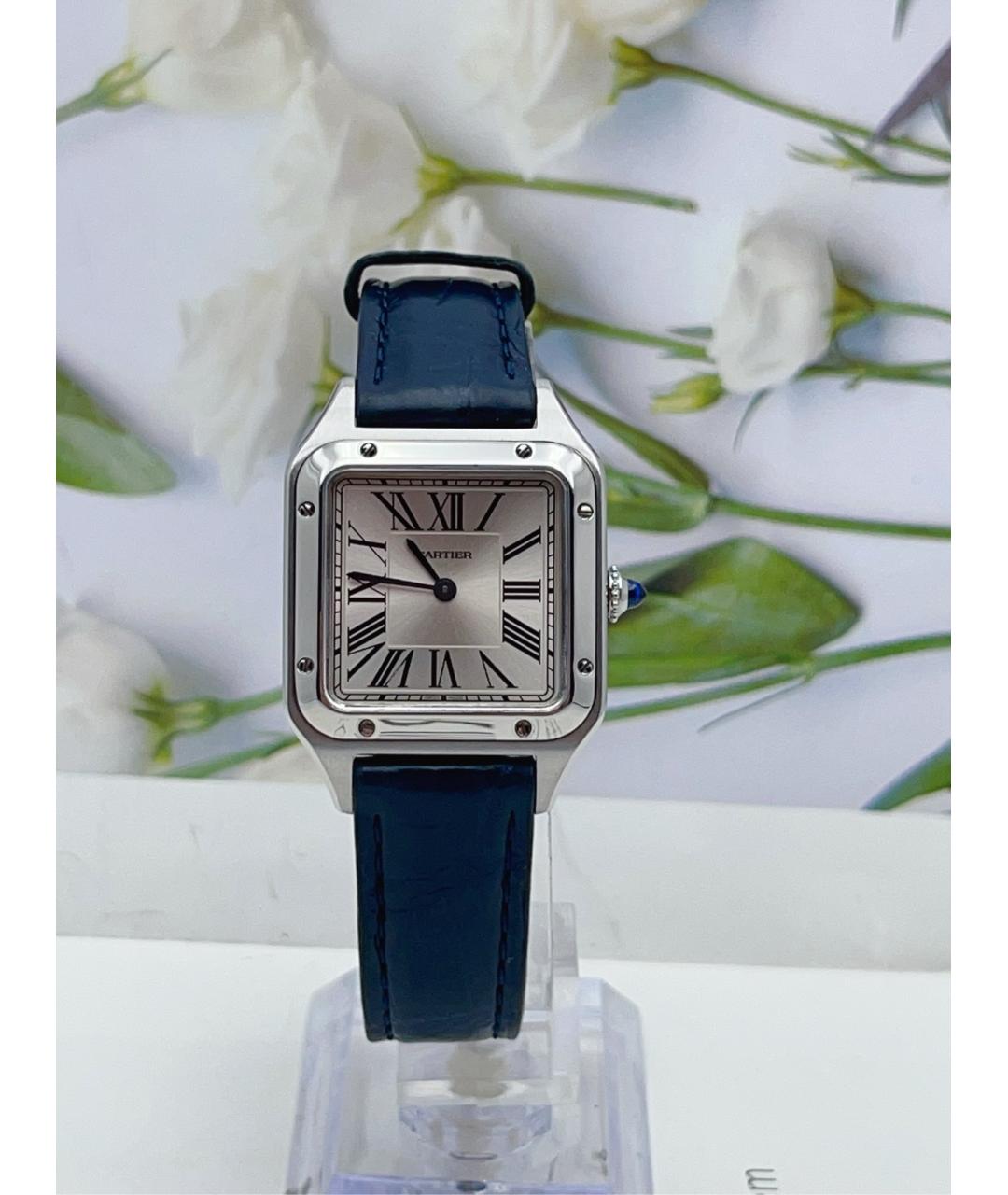 CARTIER Темно-синие часы, фото 8