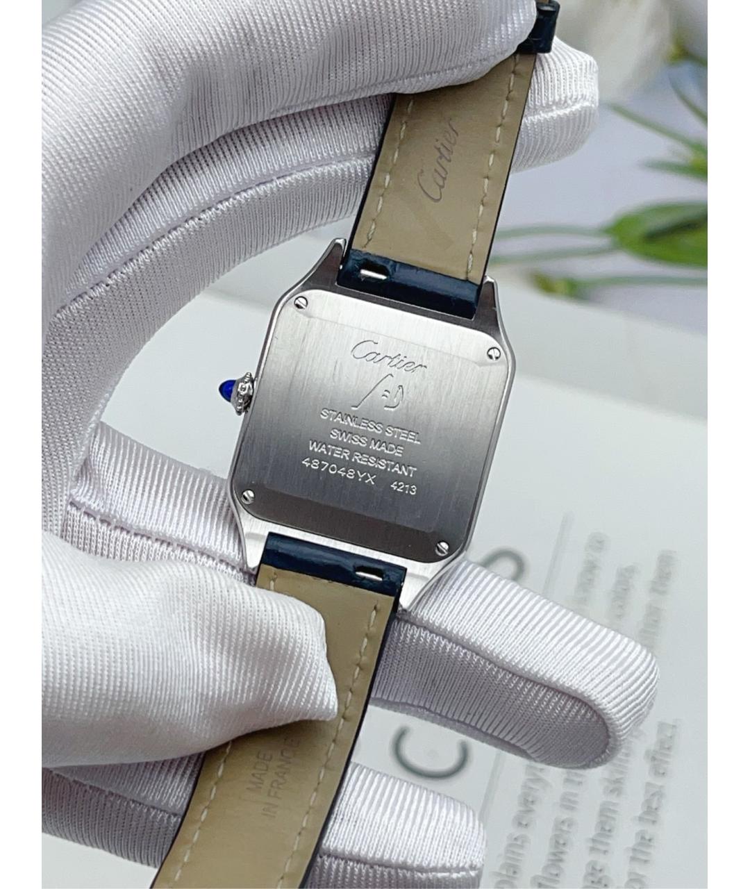 CARTIER Темно-синие часы, фото 6