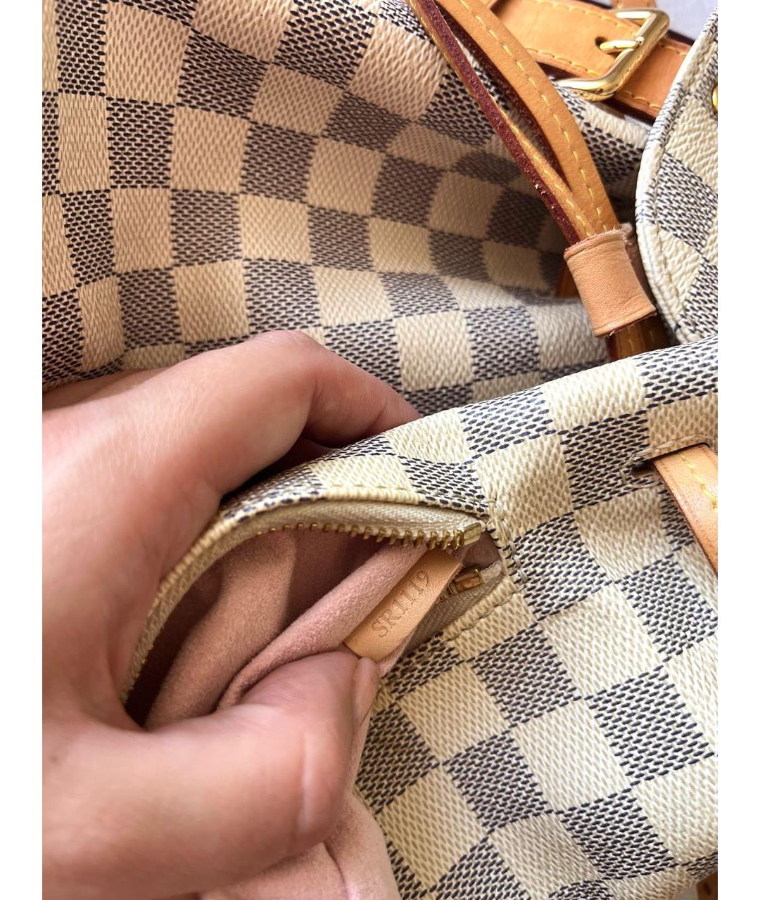 LOUIS VUITTON Белый кожаный рюкзак, фото 7