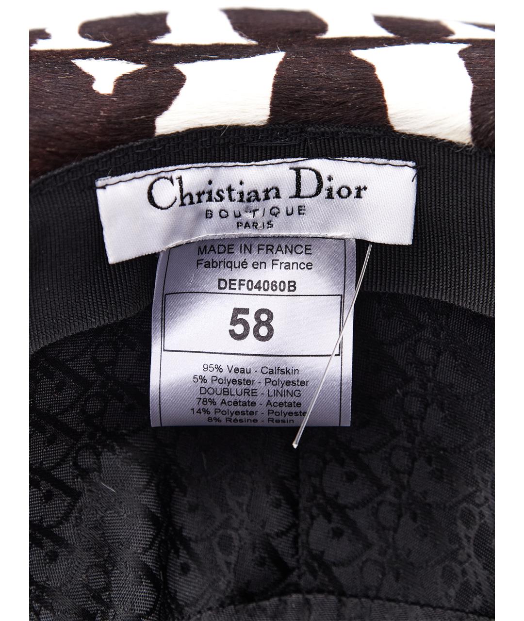 CHRISTIAN DIOR Белая шляпа, фото 6