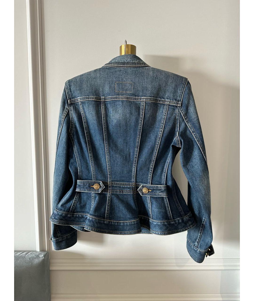 BURBERRY Синяя деним куртка, фото 2