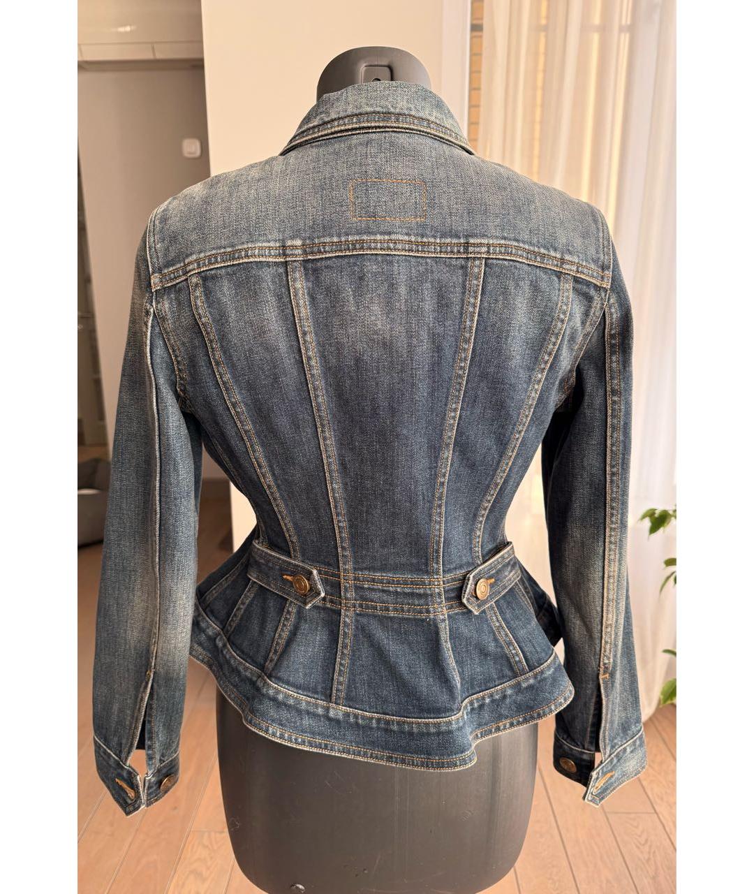 BURBERRY Синяя деним куртка, фото 8