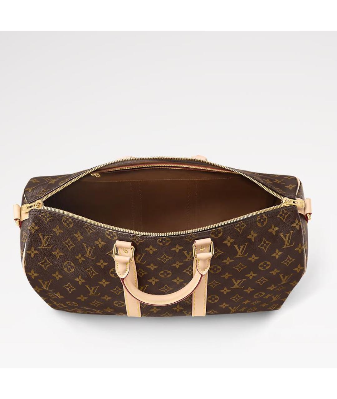 LOUIS VUITTON Коричневая дорожная/спортивная сумка, фото 2