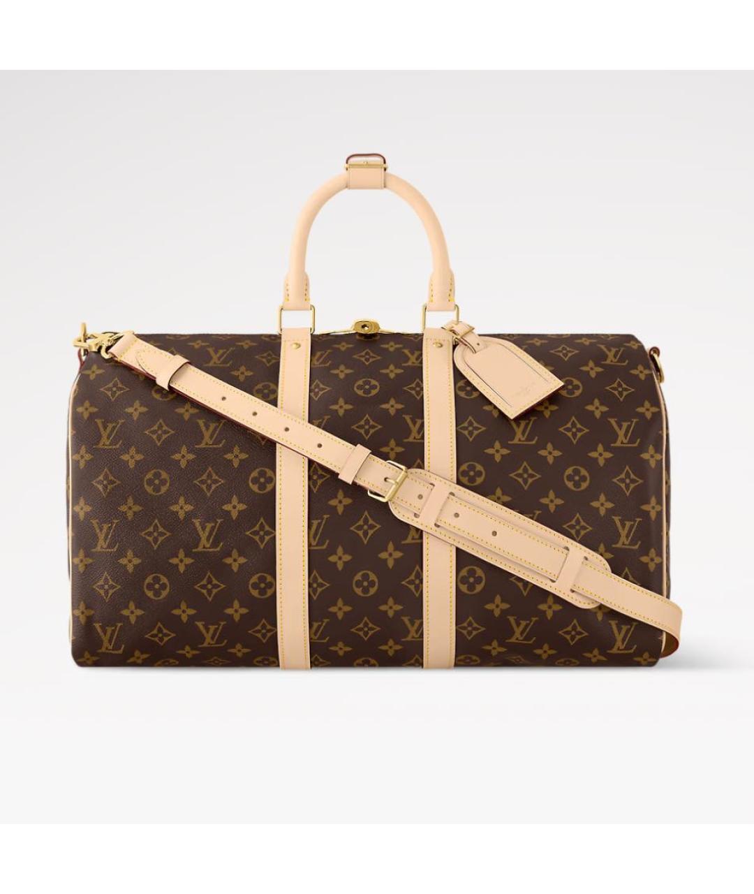 LOUIS VUITTON Коричневая дорожная/спортивная сумка, фото 3
