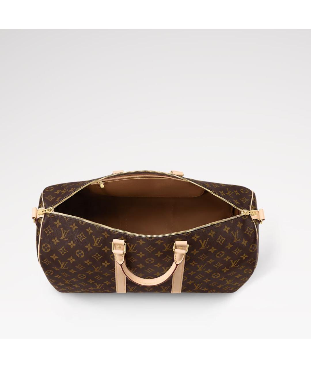 LOUIS VUITTON Коричневая дорожная/спортивная сумка, фото 3