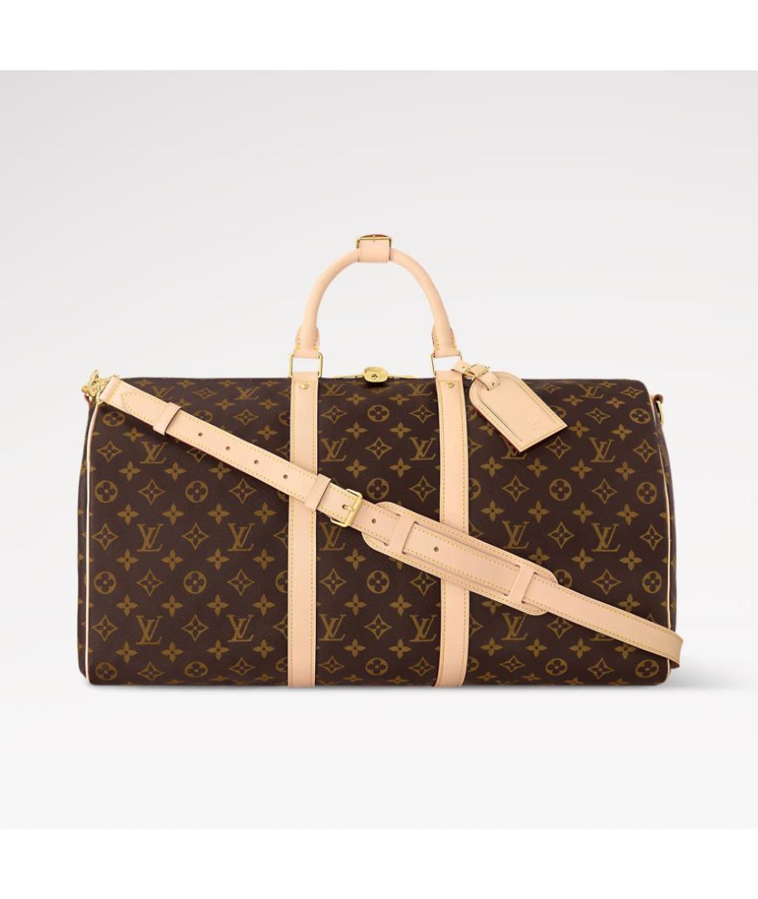 LOUIS VUITTON Коричневая дорожная/спортивная сумка, фото 4