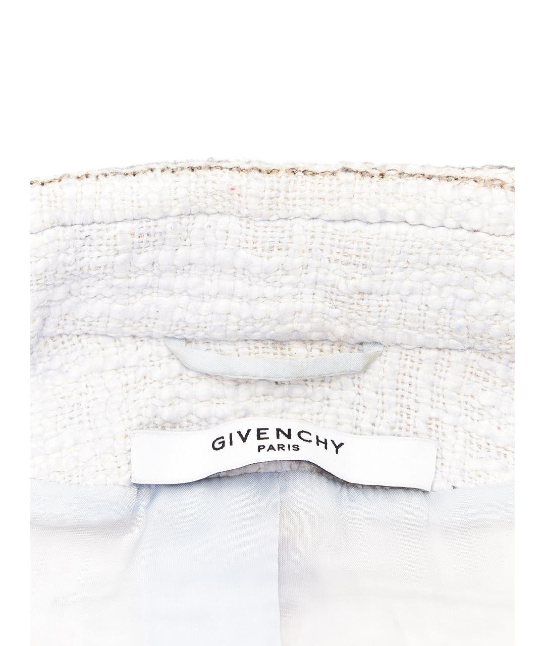 GIVENCHY Голубой хлопковый костюм с юбками, фото 6