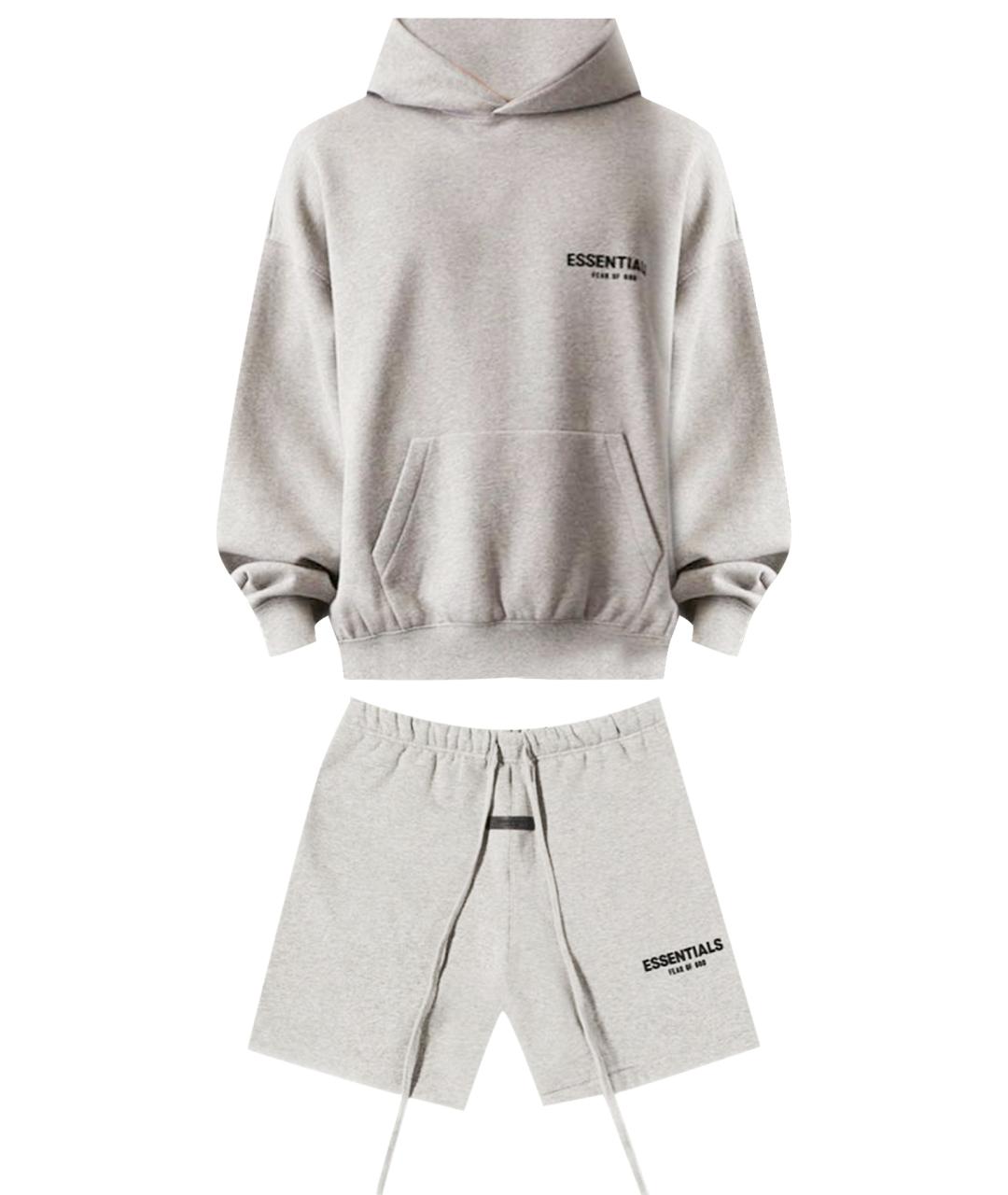 FEAR OF GOD ESSENTIALS Серый хлопковый спортивный костюм, фото 1