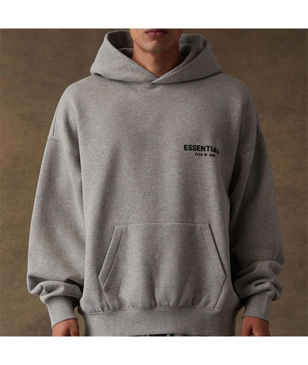 FEAR OF GOD ESSENTIALS Серый хлопковый спортивный костюм, фото 3