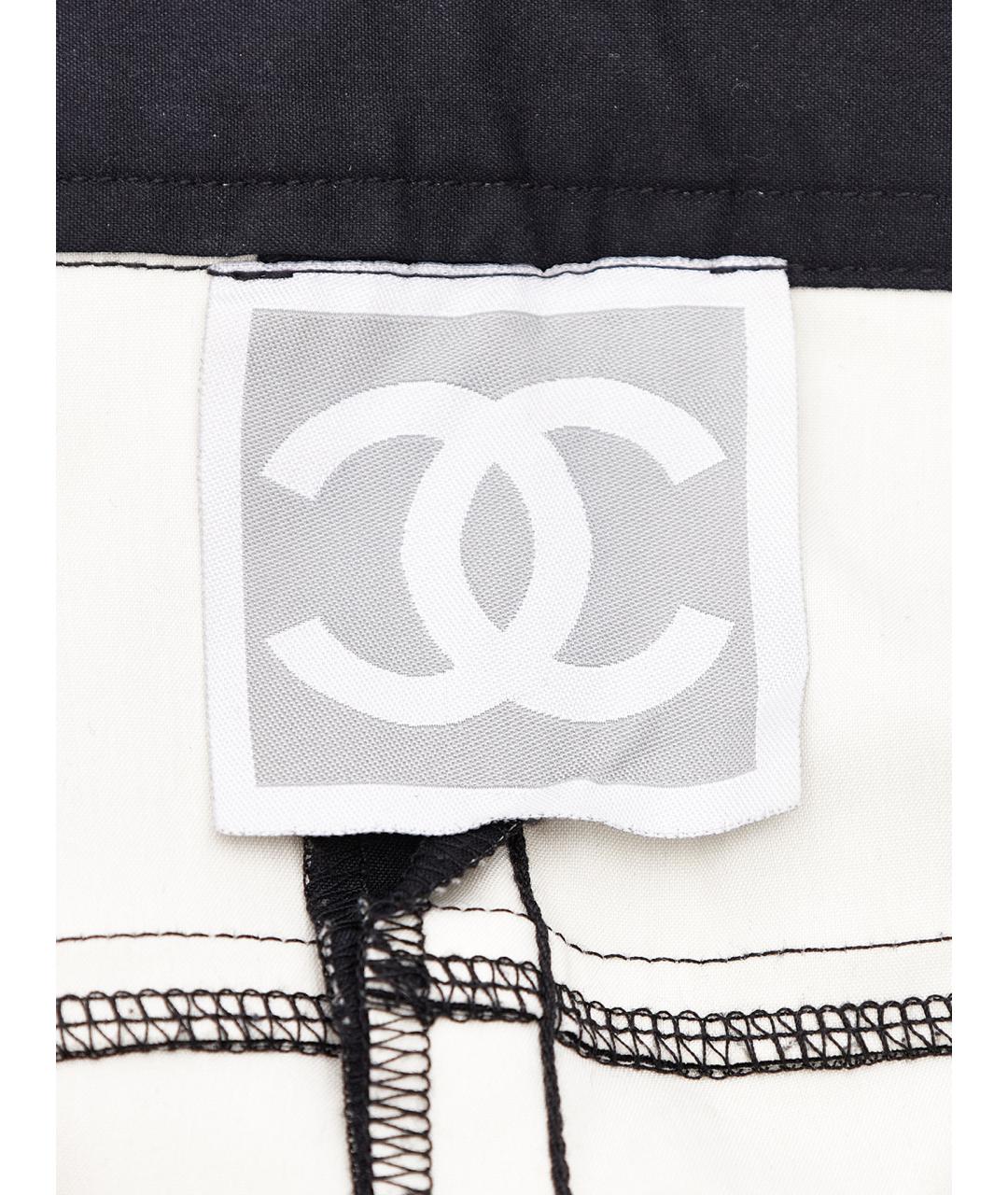 CHANEL Черные хлопковые брюки узкие, фото 5