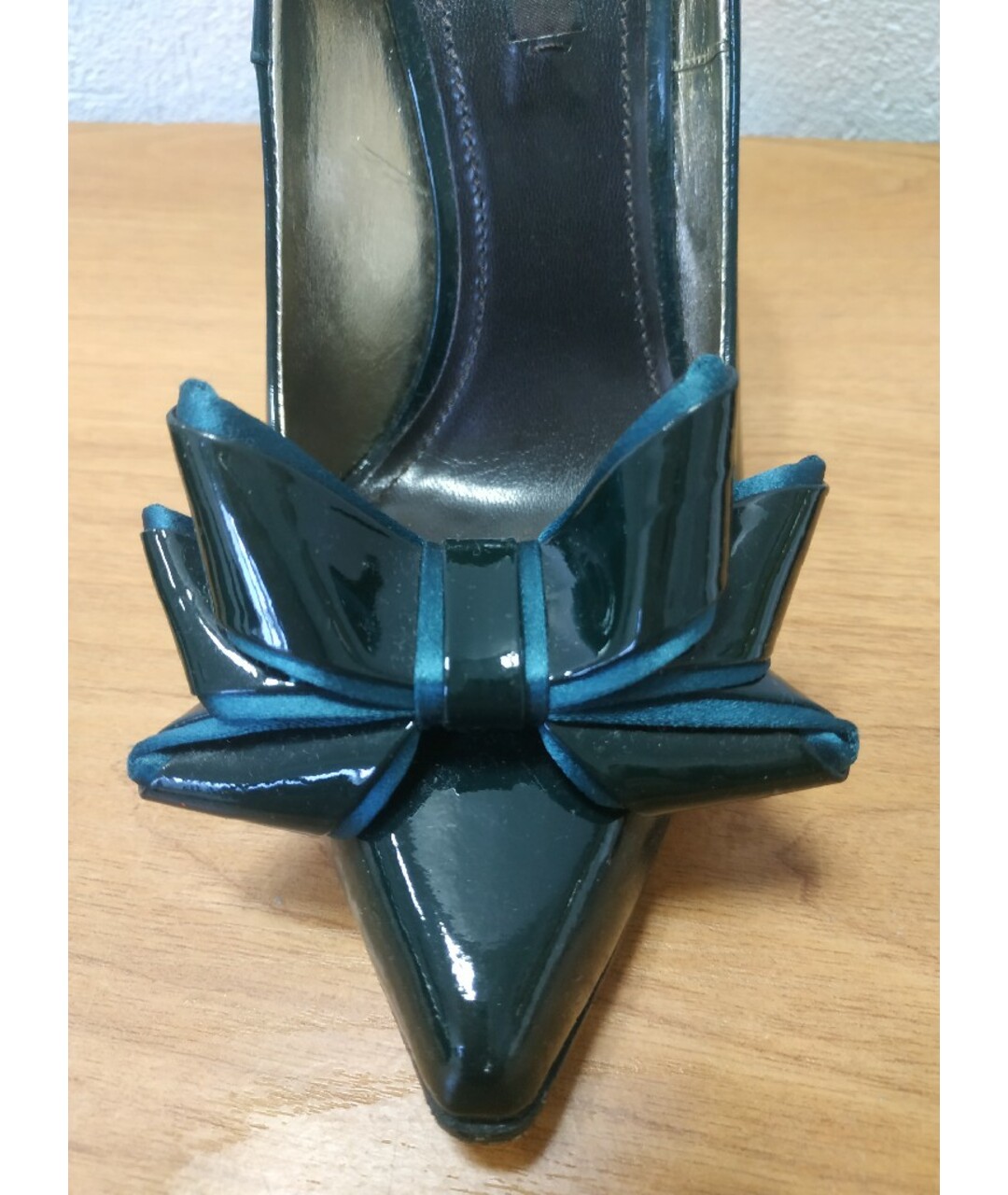 ROBERTO CAVALLI Зеленые туфли из лакированной кожи, фото 9