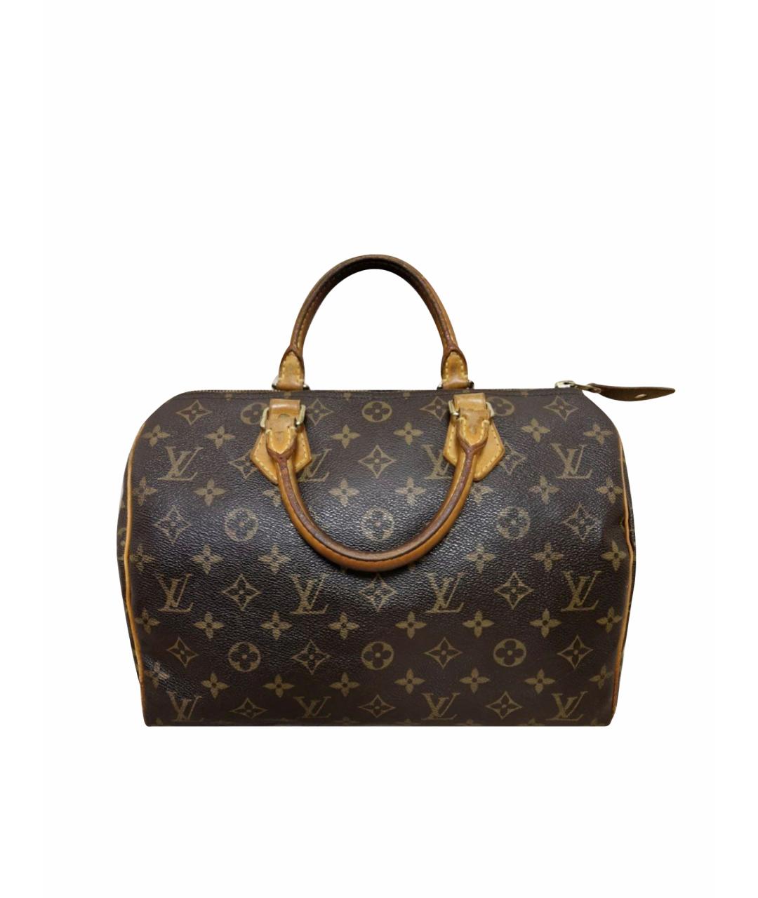 LOUIS VUITTON Коричневая сумка с короткими ручками, фото 1