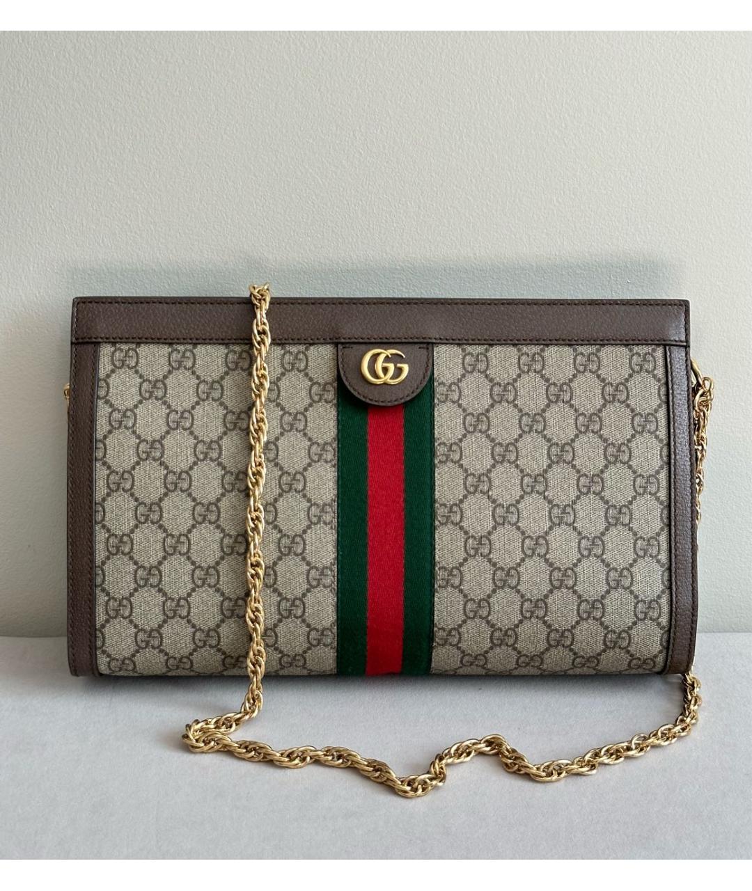 GUCCI Коричневая сумка через плечо, фото 2