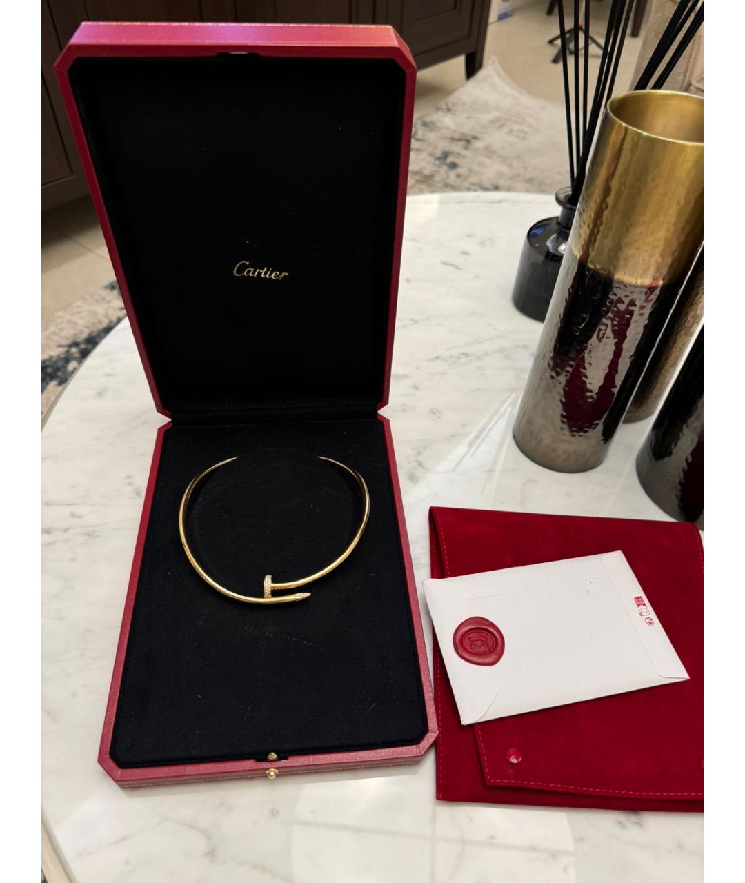 CARTIER Розовое колье из розового золота, фото 2