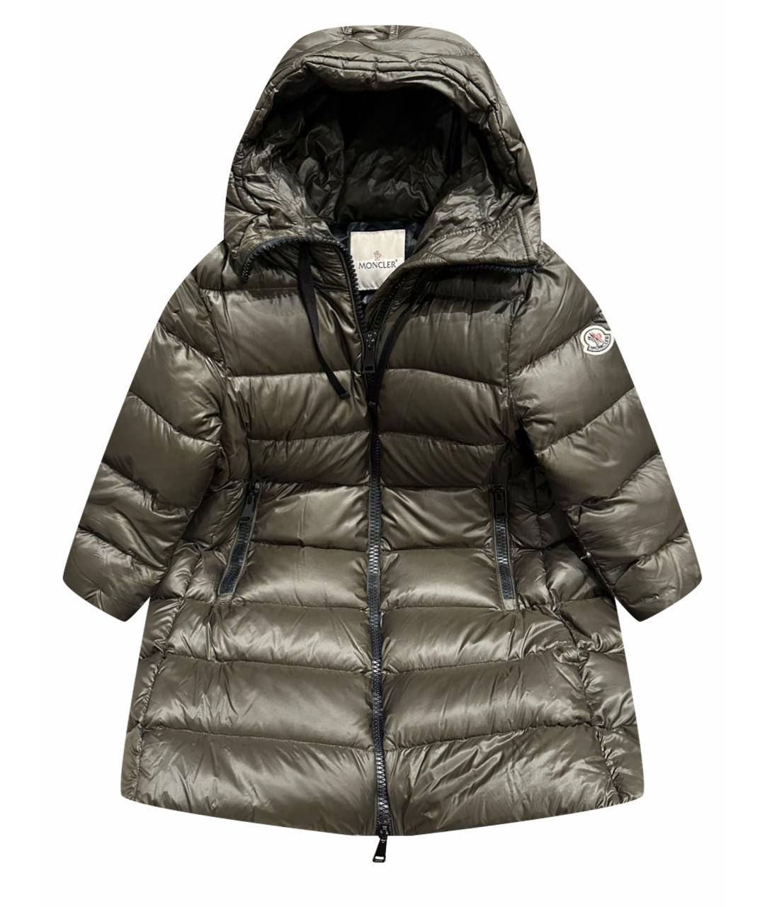 MONCLER Хаки пуховик, фото 1