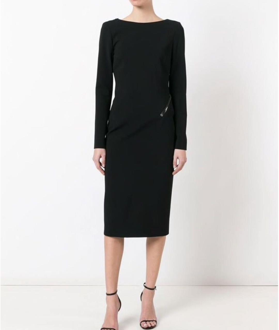 MAX MARA Черное коктейльное платье, фото 4