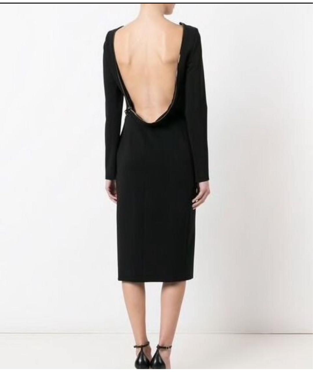 MAX MARA Черное коктейльное платье, фото 2