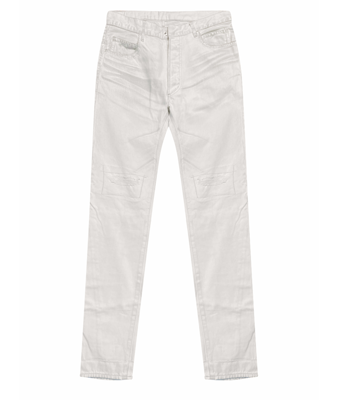 BALMAIN Белые хлопковые джинсы, фото 1