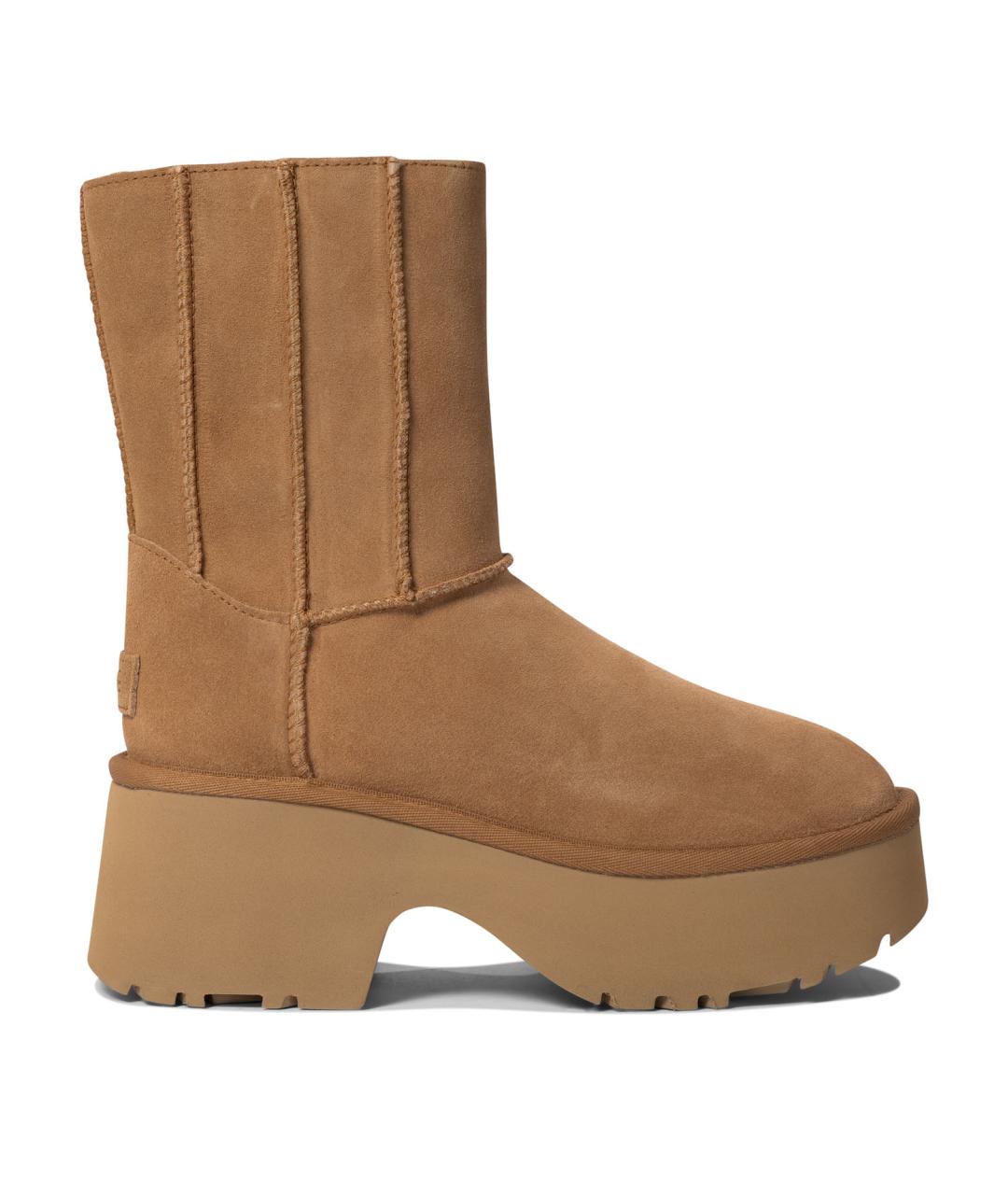 UGG AUSTRALIA Бежевые кожаные ботинки, фото 1