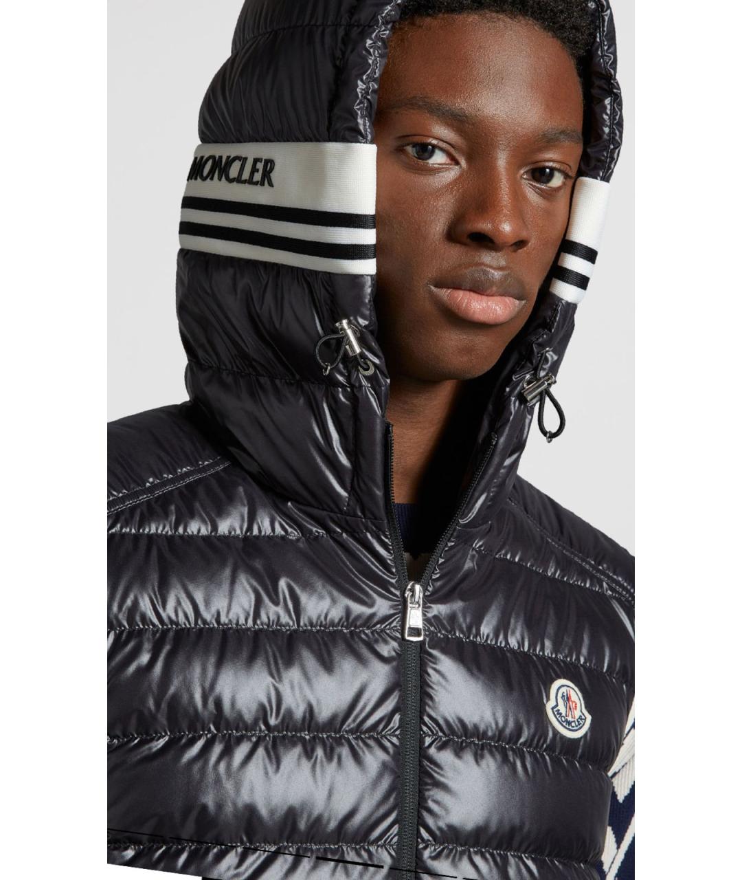 MONCLER Черный жилет, фото 2