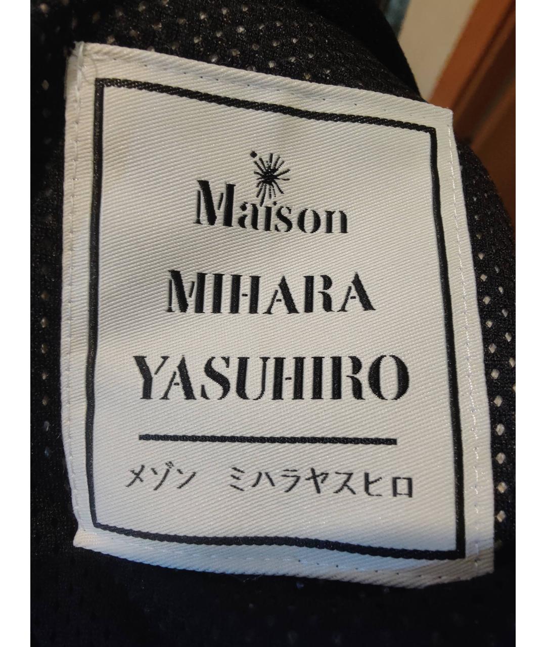 MAISON MIHARA YASUHIRO Черная хлопковая парка, фото 5