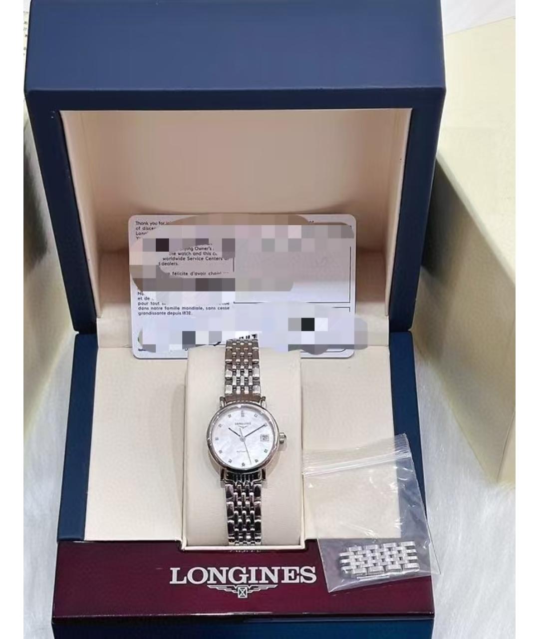 LONGINES Серебряные часы, фото 2