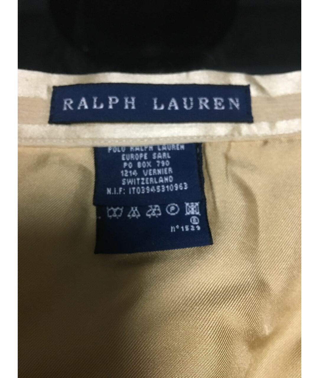 RALPH LAUREN Бежевая шелковая юбка миди, фото 5