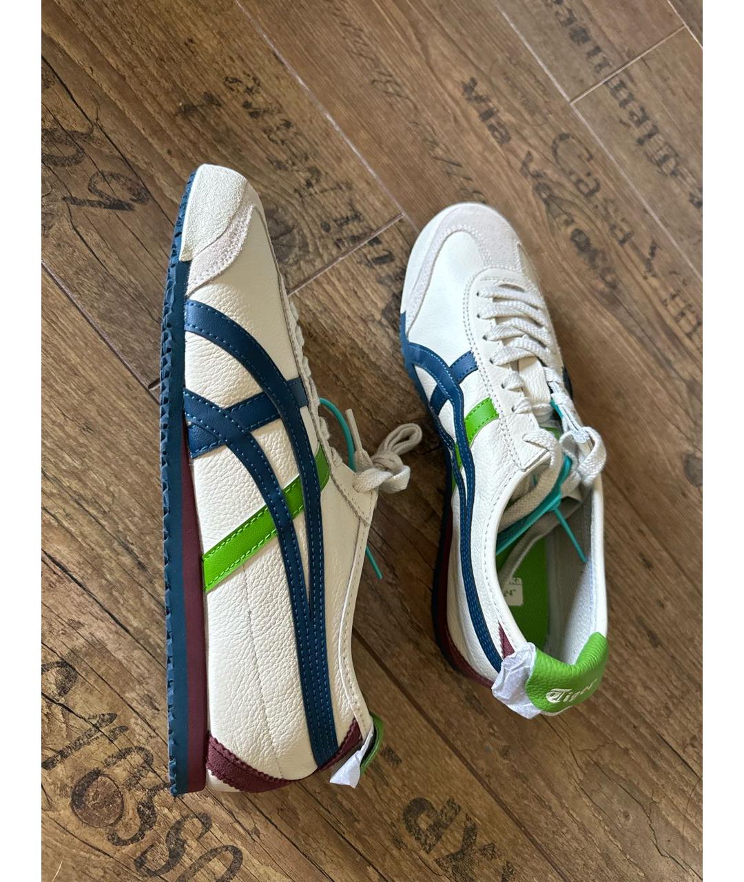 ONITSUKA TIGER Белые кожаные кеды, фото 7