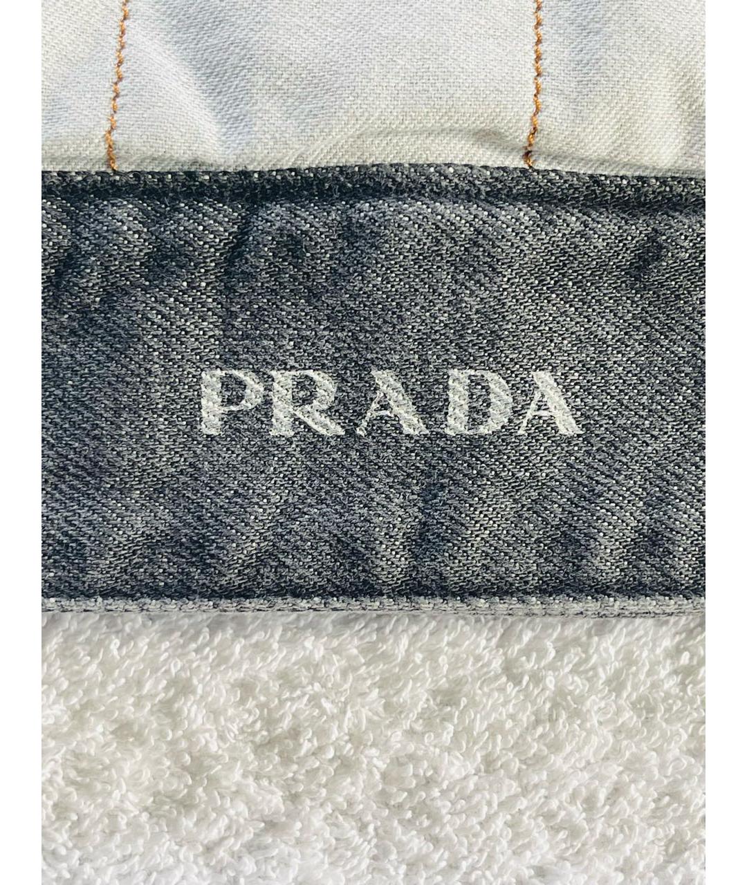 PRADA Серая хлопковая куртка, фото 6