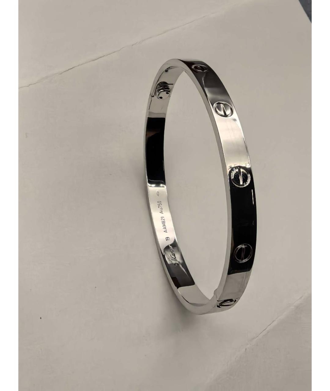 CARTIER Серебряный браслет из белого золота, фото 5