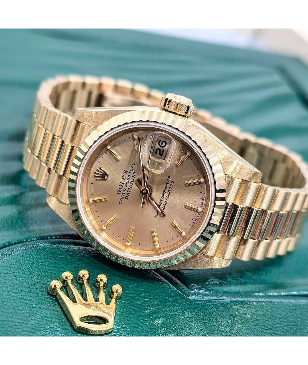 ROLEX Золотые часы из желтого золота, фото 4