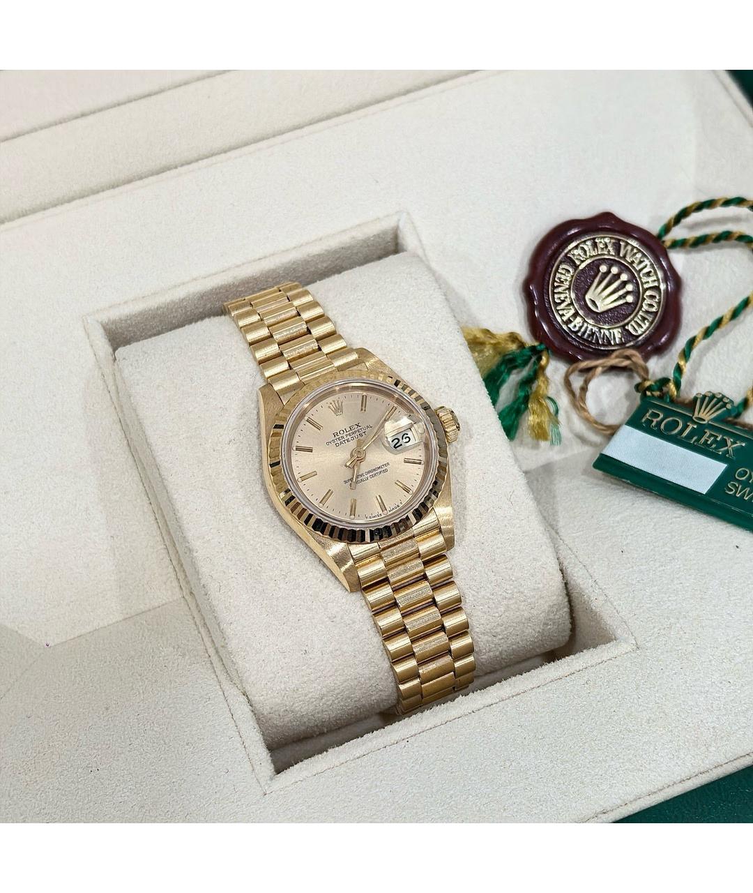 ROLEX Золотые часы из желтого золота, фото 9