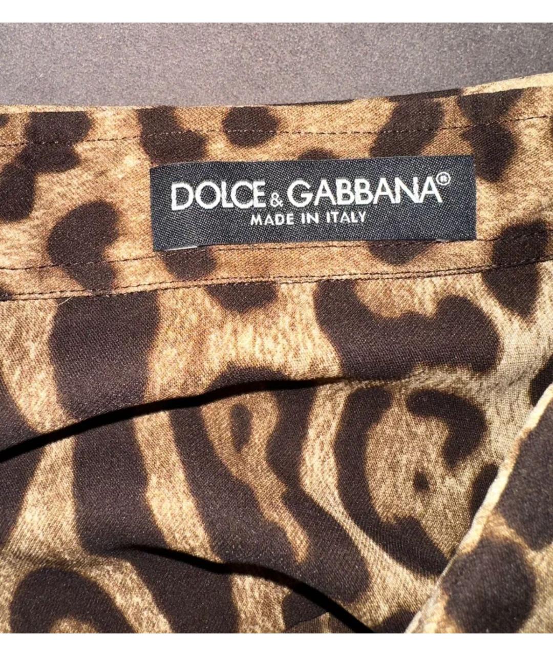 DOLCE&GABBANA Мульти шелковая блузы, фото 3